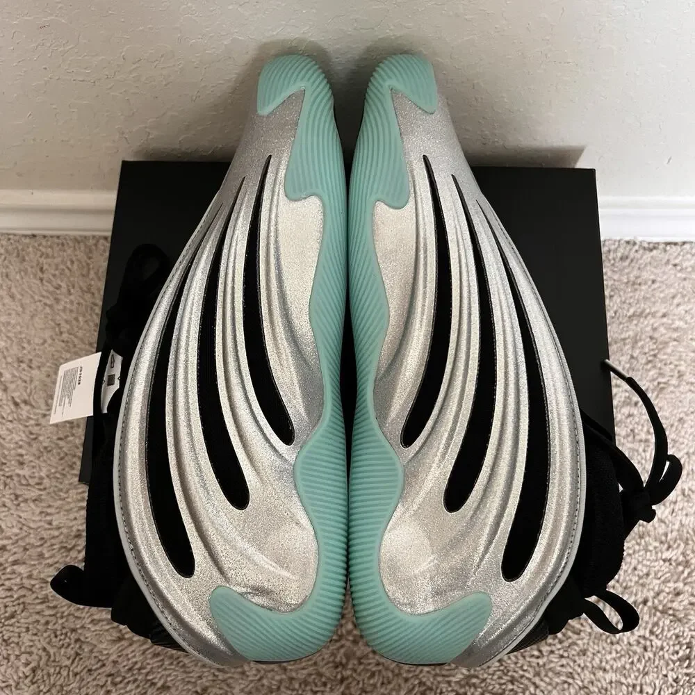 adidas Harden Vol. 9 UNO JS1028 Men Size 10.5 Silver Aqua NWT